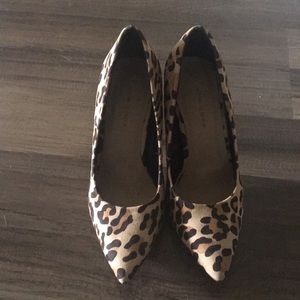 New Look leopard pumps.
